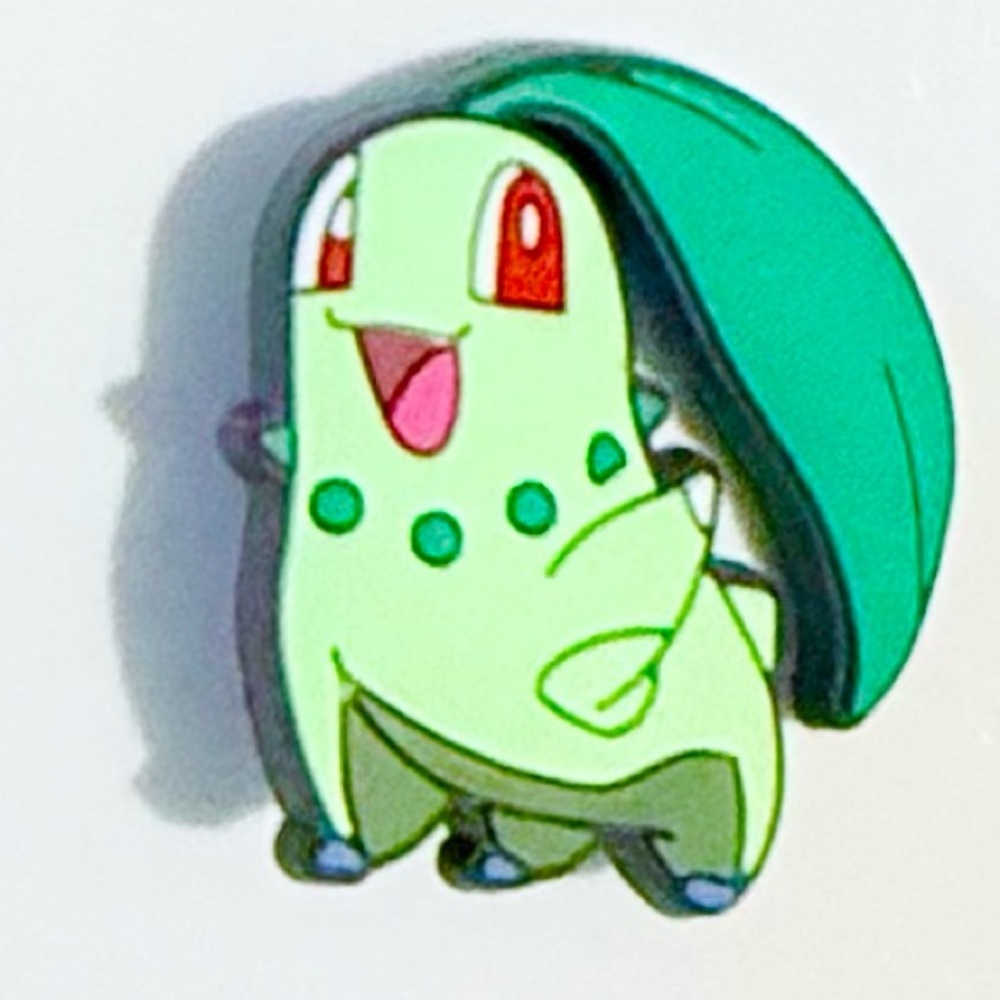 (10 for $16) Chikorita Croc Charm SALE  Shoe Charm Jibbit Disney Croc Charms